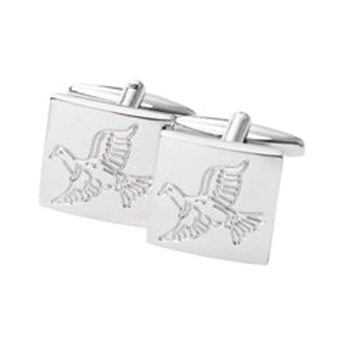 Laksen - Grouse Cufflinks - Silver