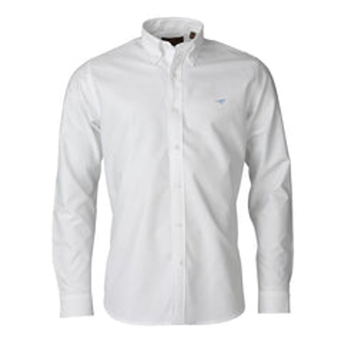 Laksen - Harvard Oxford Skjorte - White