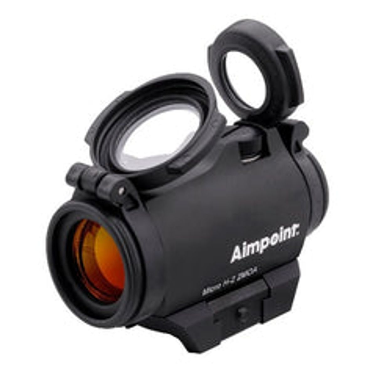 Aimpoint Micro Rødpunkts sigte H2 incl weaver/picatinny montage, dot 2 MOA