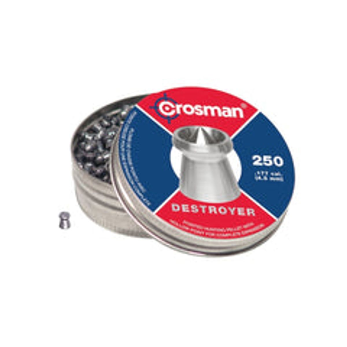 Crosman destroyer hagl 250 stk, 0,48 gr 4,5mm