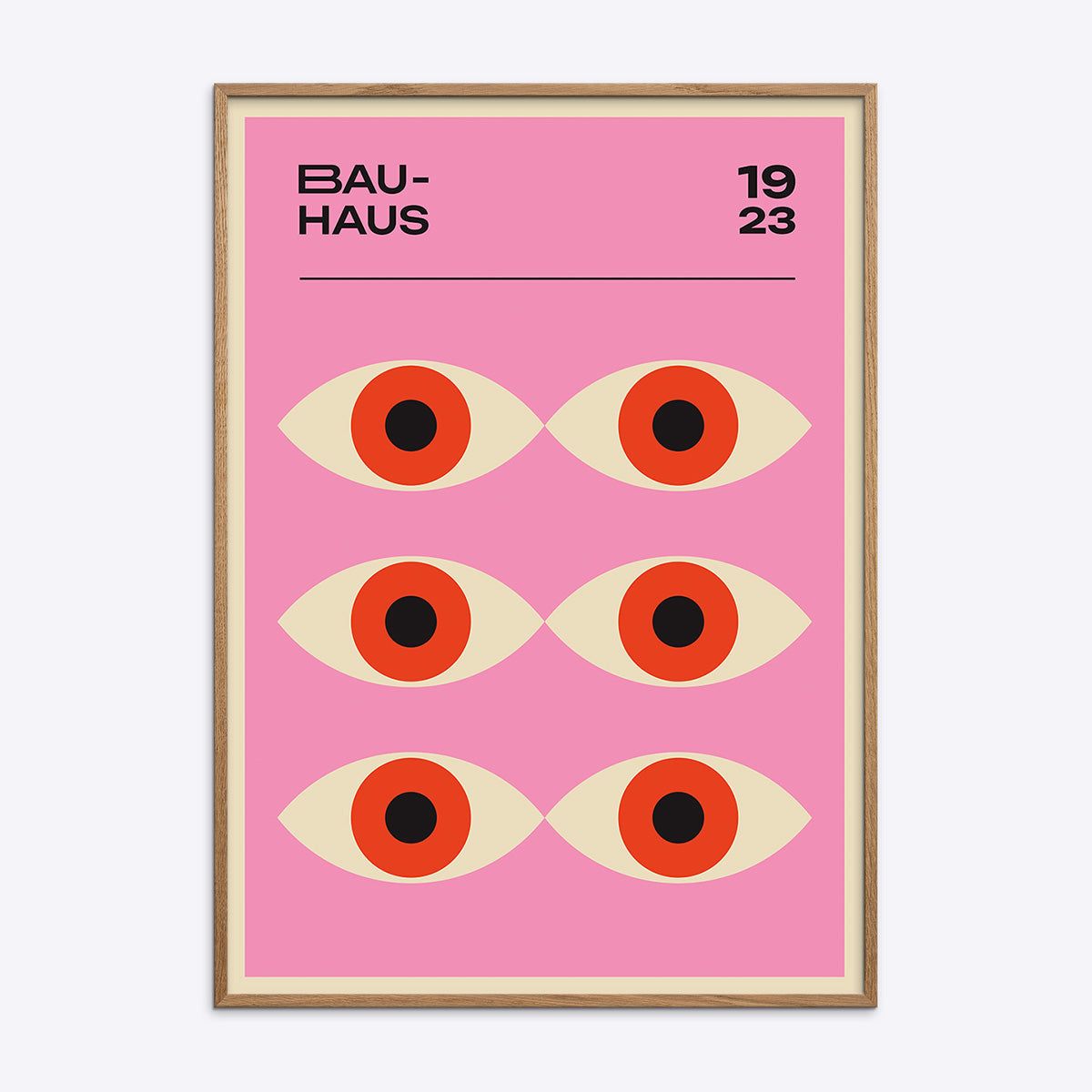 Bauhaus Plakat Pink 006 - 30x40 cm