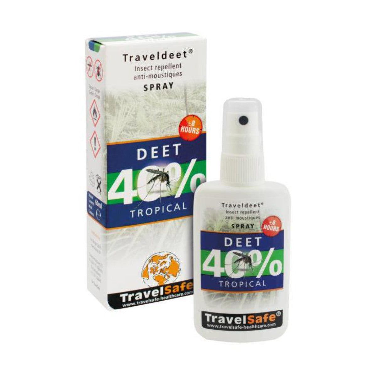 TravelSafe Mini TravelDEET 40% 15ml Myggespray