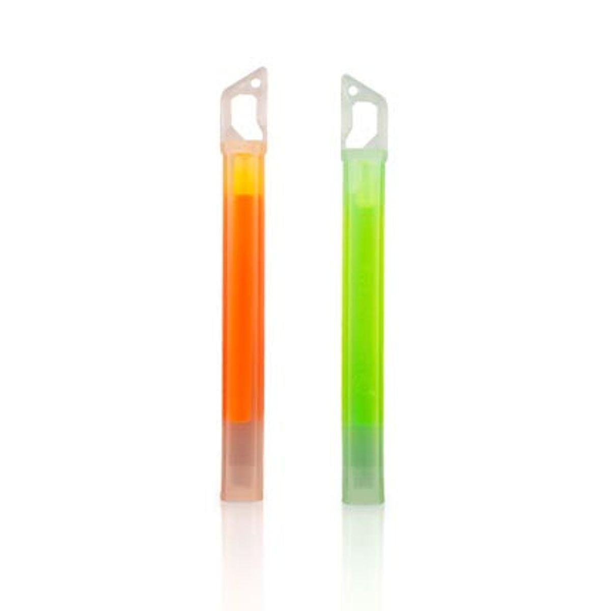 LifeSystems 15 timers glowstick - Grøn/Orange (2 pak)