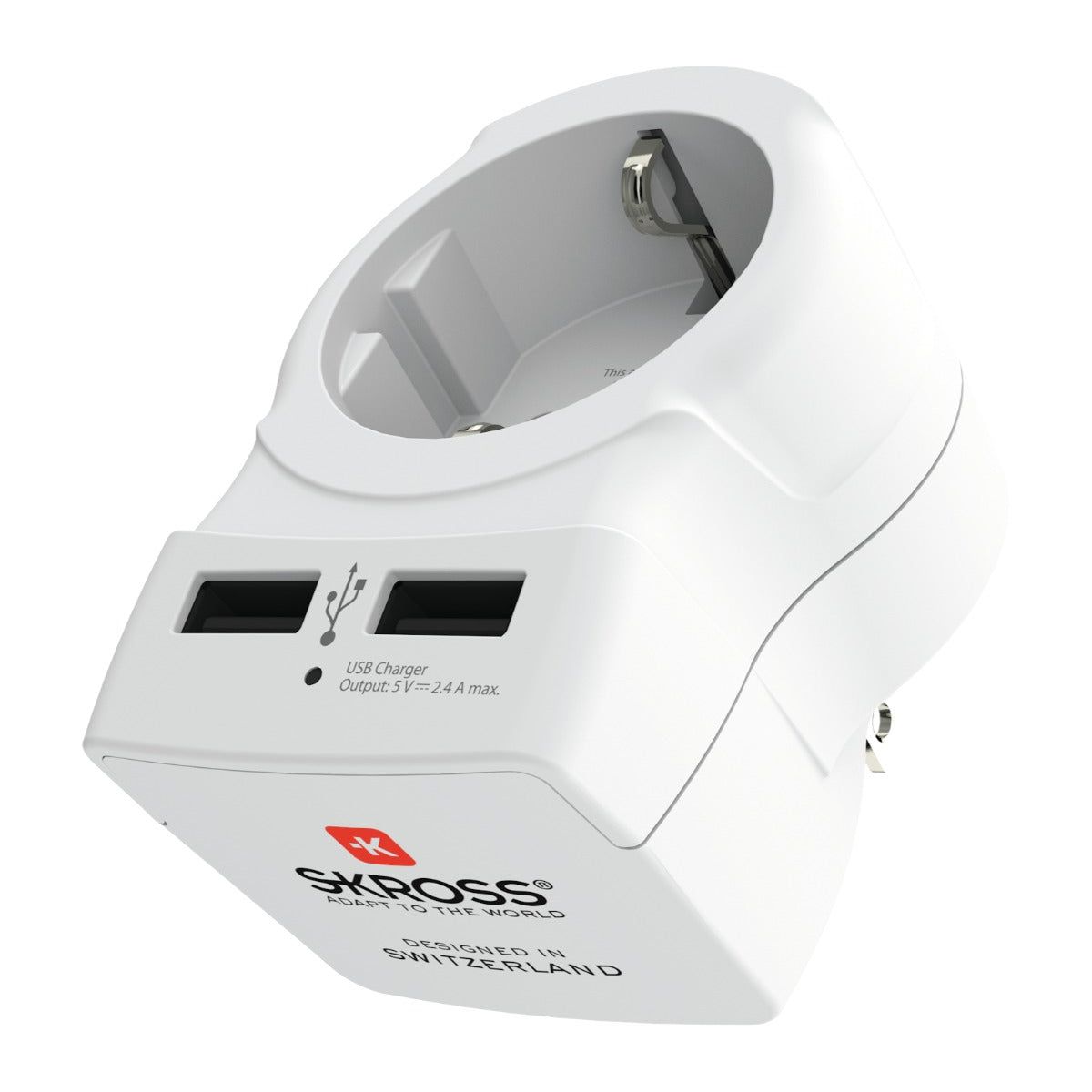 Skross Adapter - EU til USA med USB