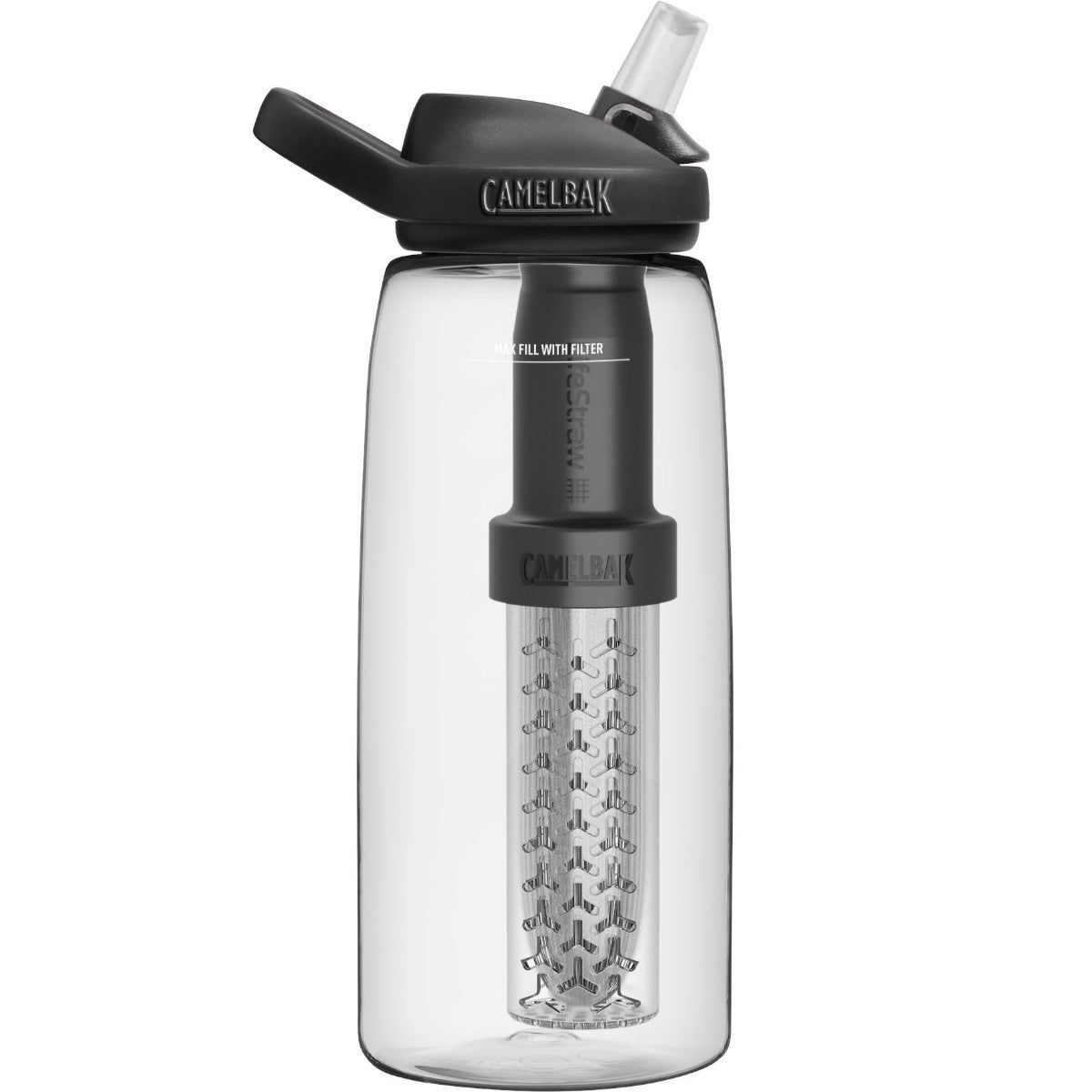 Camelbak Eddy+ 1 L Med Lifestraw Filter Gennemsigtig