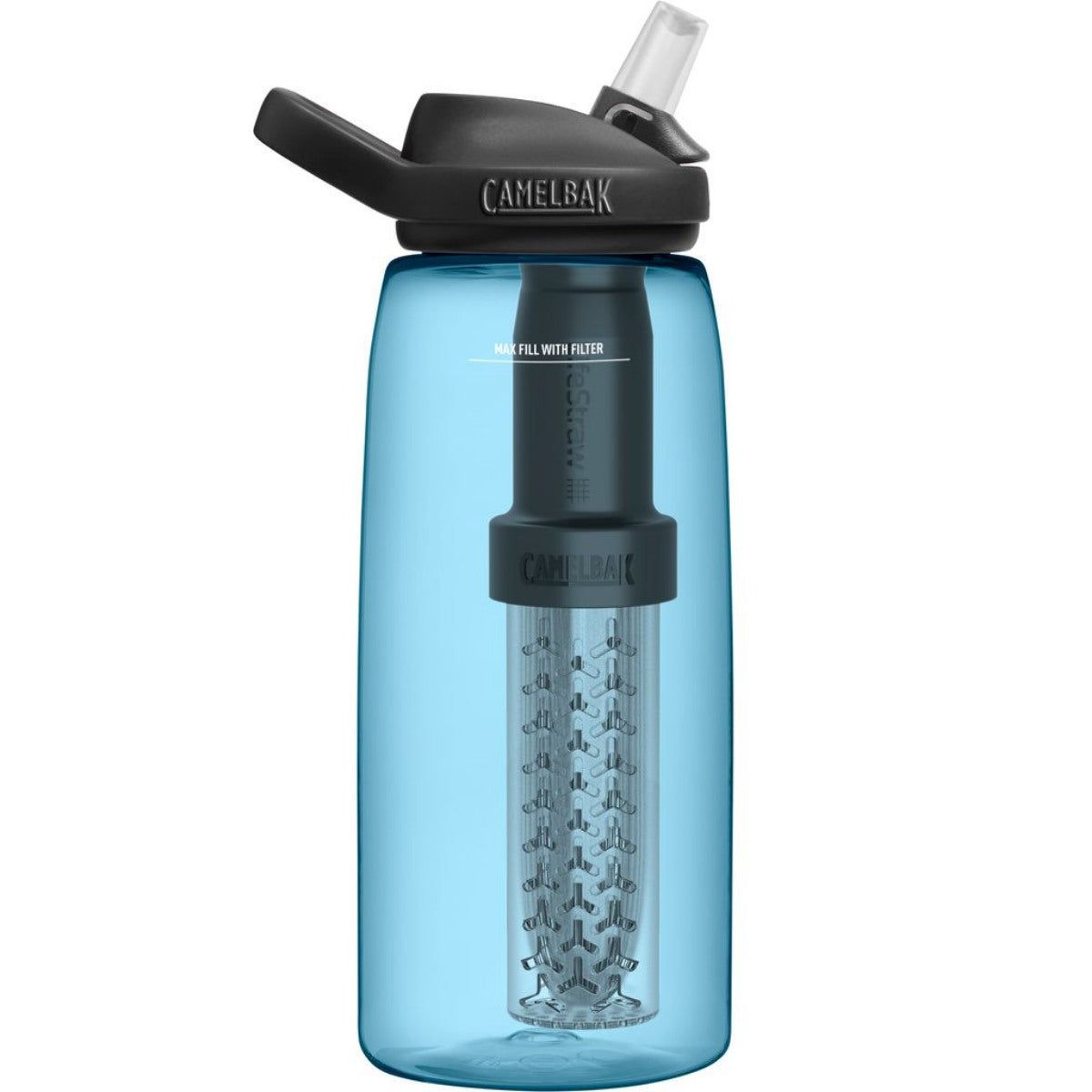 Camelbak Eddy+ 1 L Med Lifestraw Filter True Blue