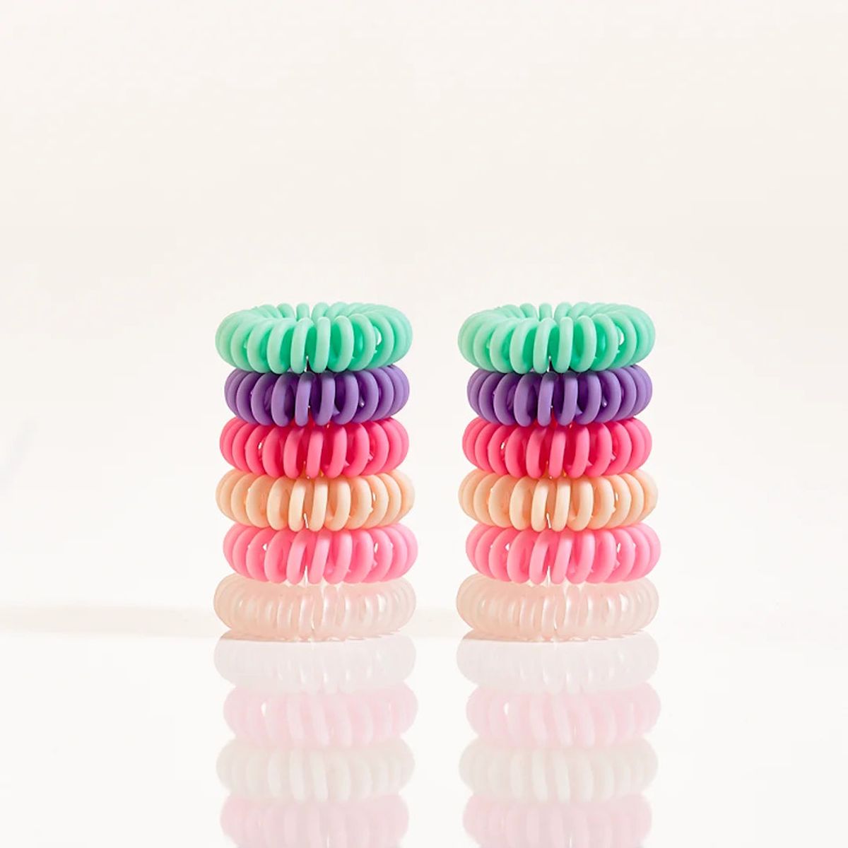 Hair Rings 6-pack - Candy 2 stk (spar 11%)