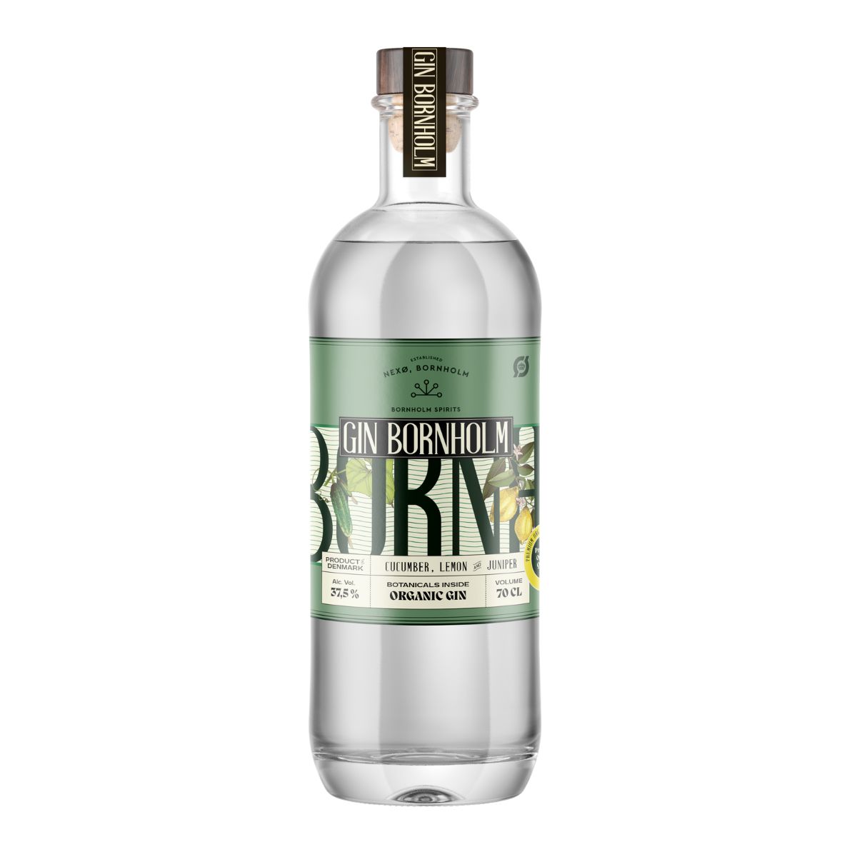 Gin Bornholm - Cucumber & Lemon 37,5% - 70 cl