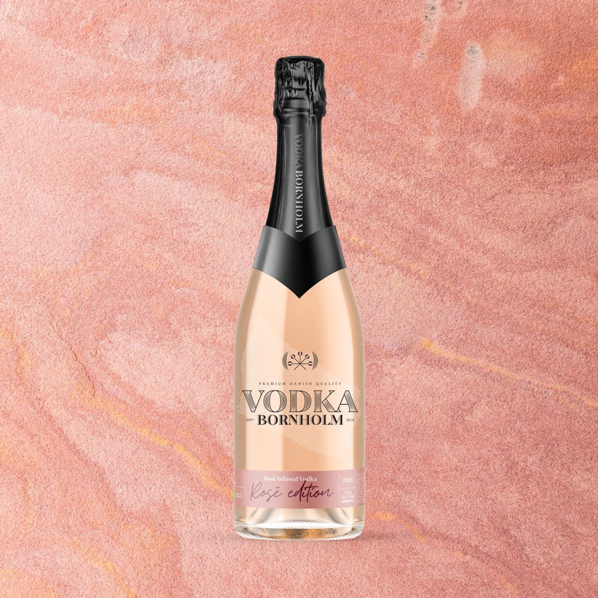 Vodka Bornholm Rosé Edition 37,5 % - 70 cl (Limited Edition)