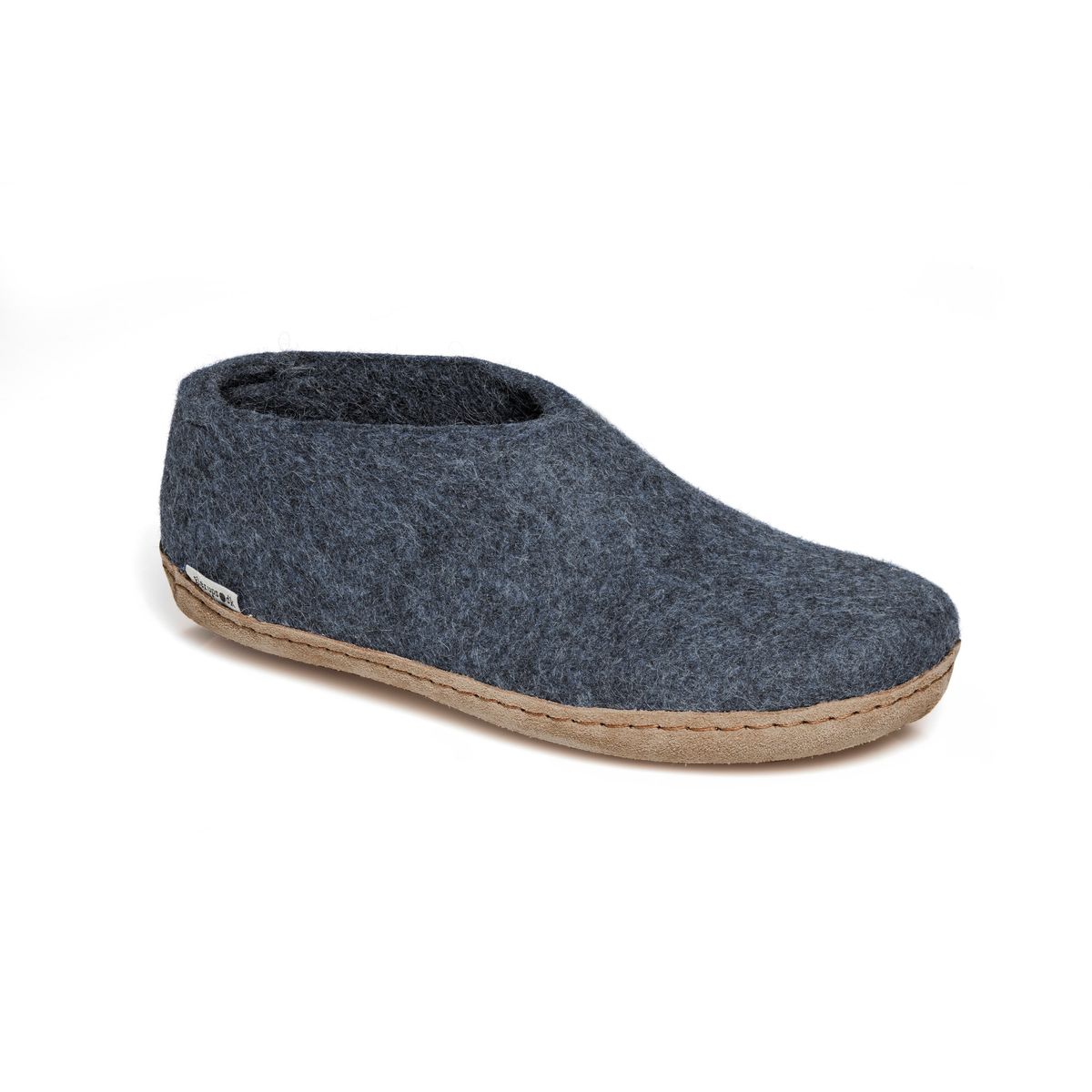 Glerups - Sko m/skindsål, 64-0244 - Denim - 37