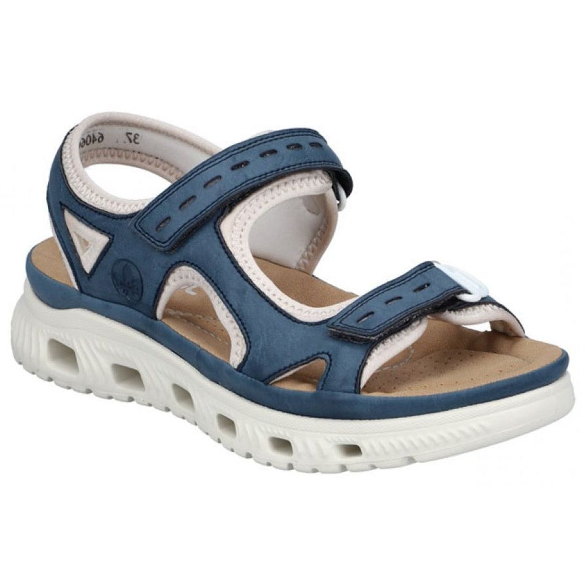 Rieker - Dame sandal, 42-0693 - Blå - 41