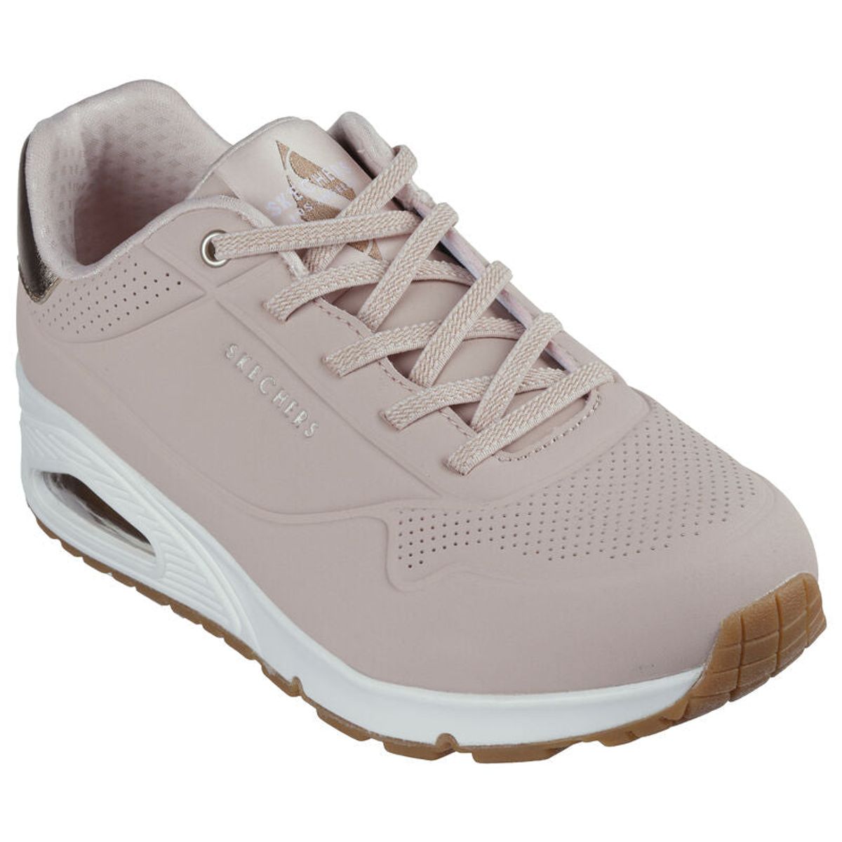 Skechers - Womens Uno - Shimmer Away, 76-1015 - Blush - 36