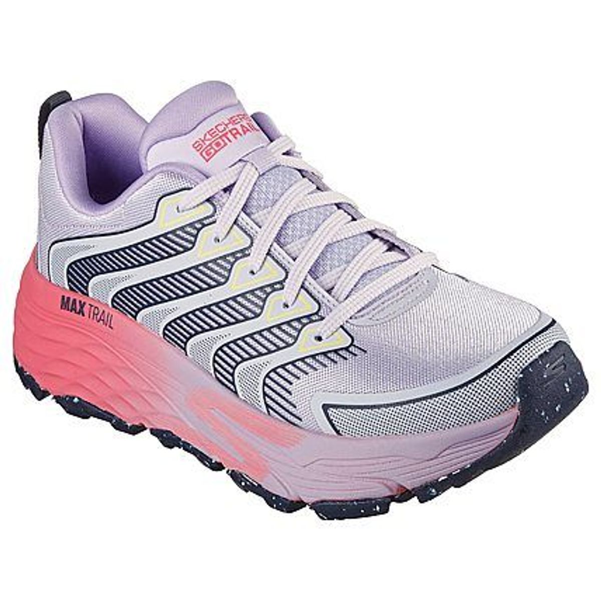 Skechers - Womens Max Cushioning Elite Trail m/Goodyear sål, 76-0957 - Lilla - 36