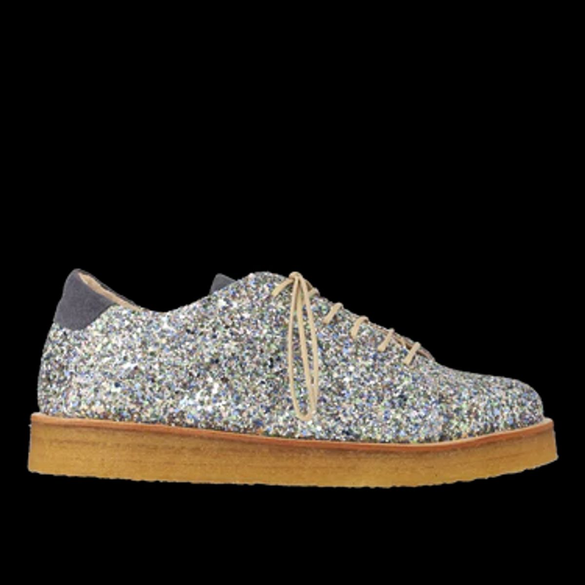 Angulus - Sneaker i glitter - 23-0606 - Blå/multi - 39.5