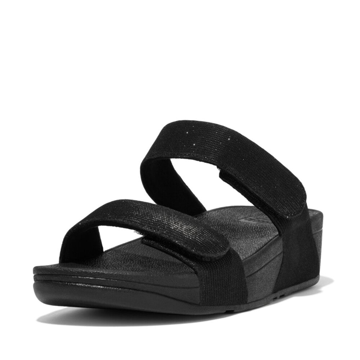 Fitflop - Lulu adj. Shimmerlux Slides - 44-0333 - Sort - 41