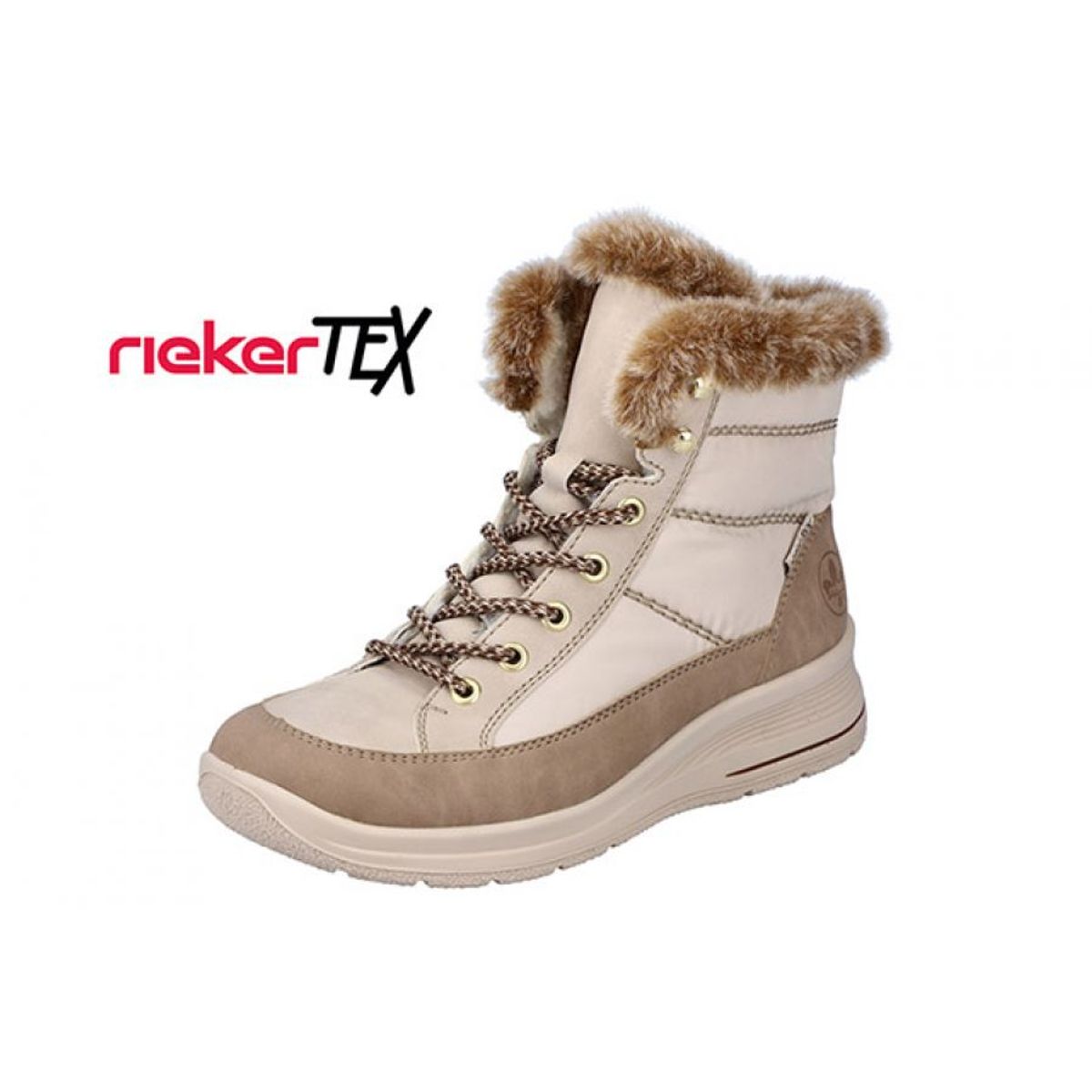 Rieker - Vinterstøvle - 52-0903 - Beige - 37