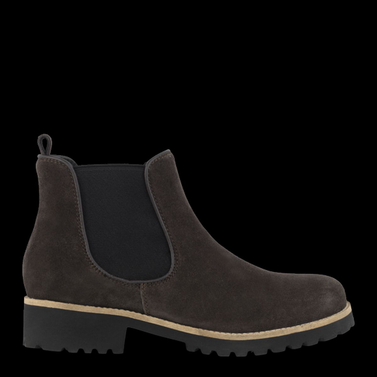 Green Comfort - Strike Chelsea boot, 52-0786 - Coffee - 37