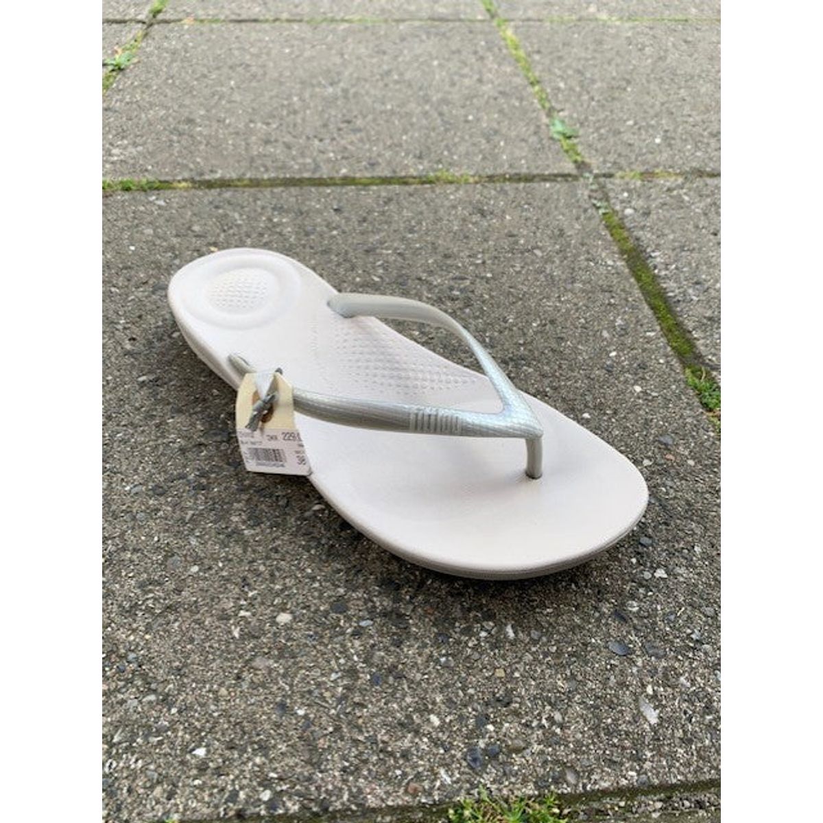 Fitflop, Badesandal - Hvid/sølv - 36