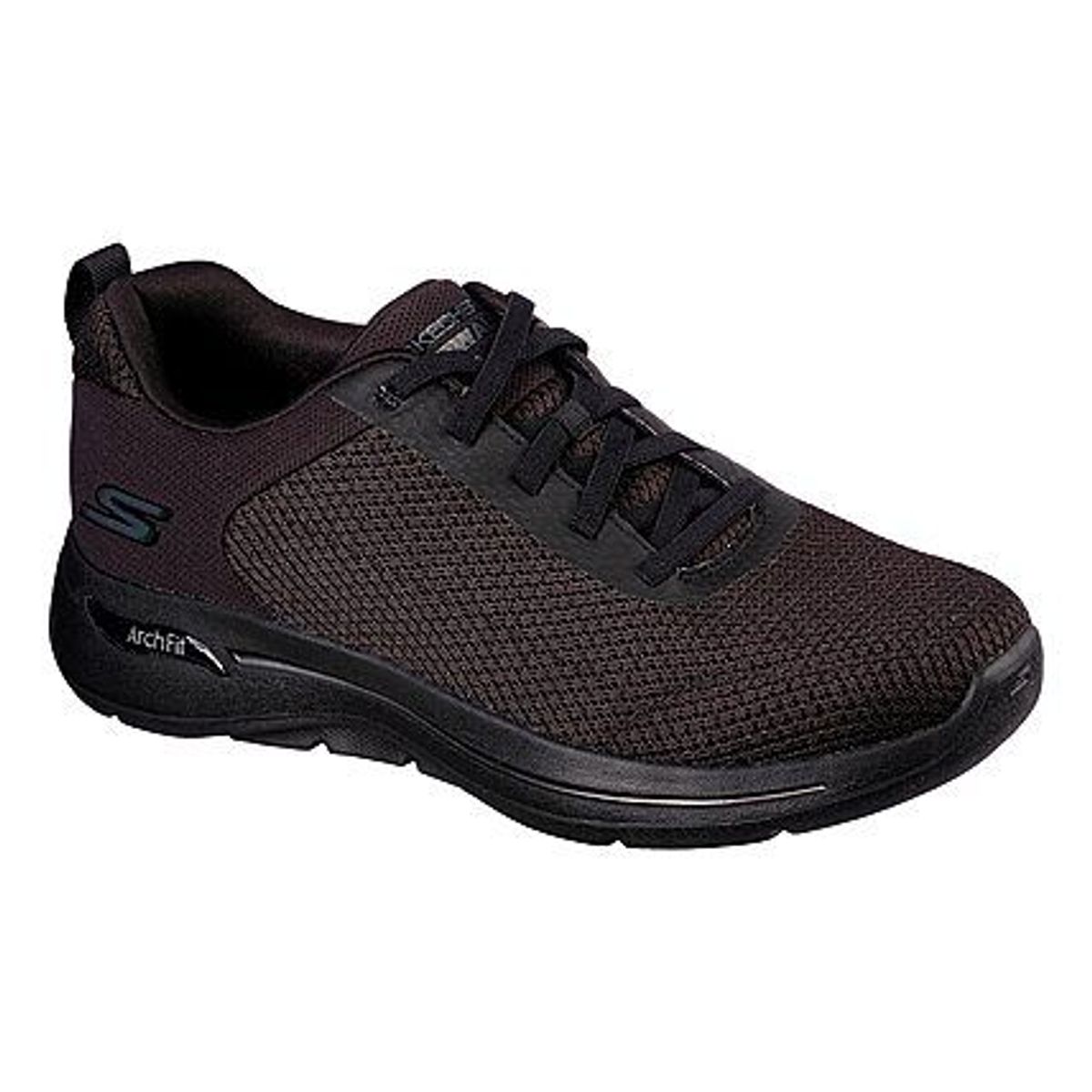 Skechers - Mens Go Walk Arch Fit m/elastiksnører, 76-0828 - Sort - 50