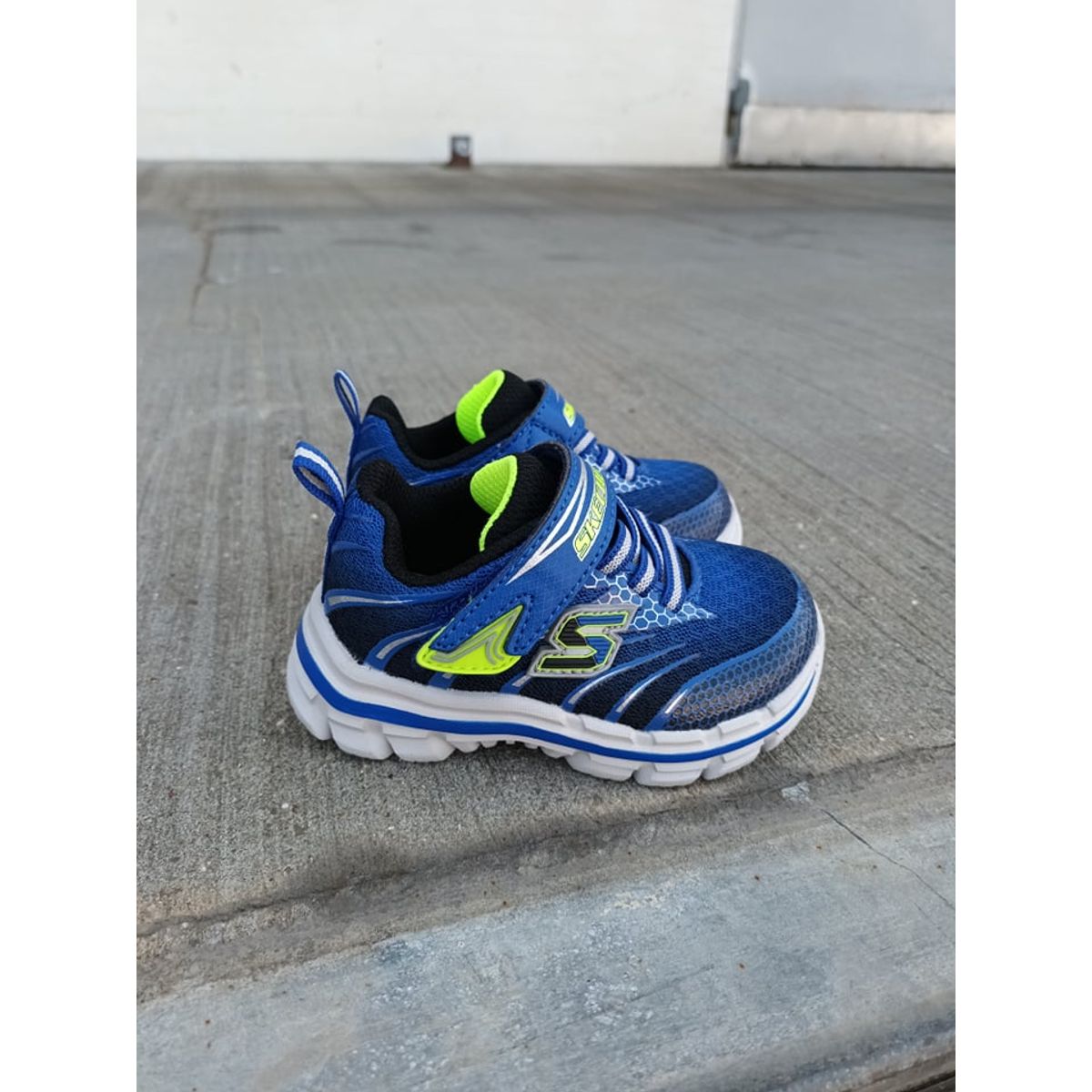 Skechers - Puslar, 95346N/RYBK- Blå - 20,5