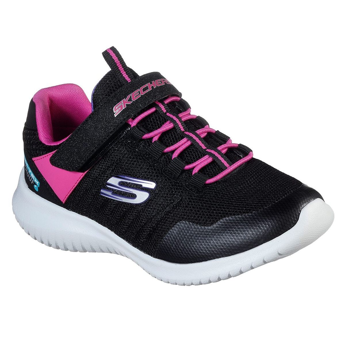 Skechers, Ultra Flex Waterproof, 76-0611 - Sort/Pink - 30