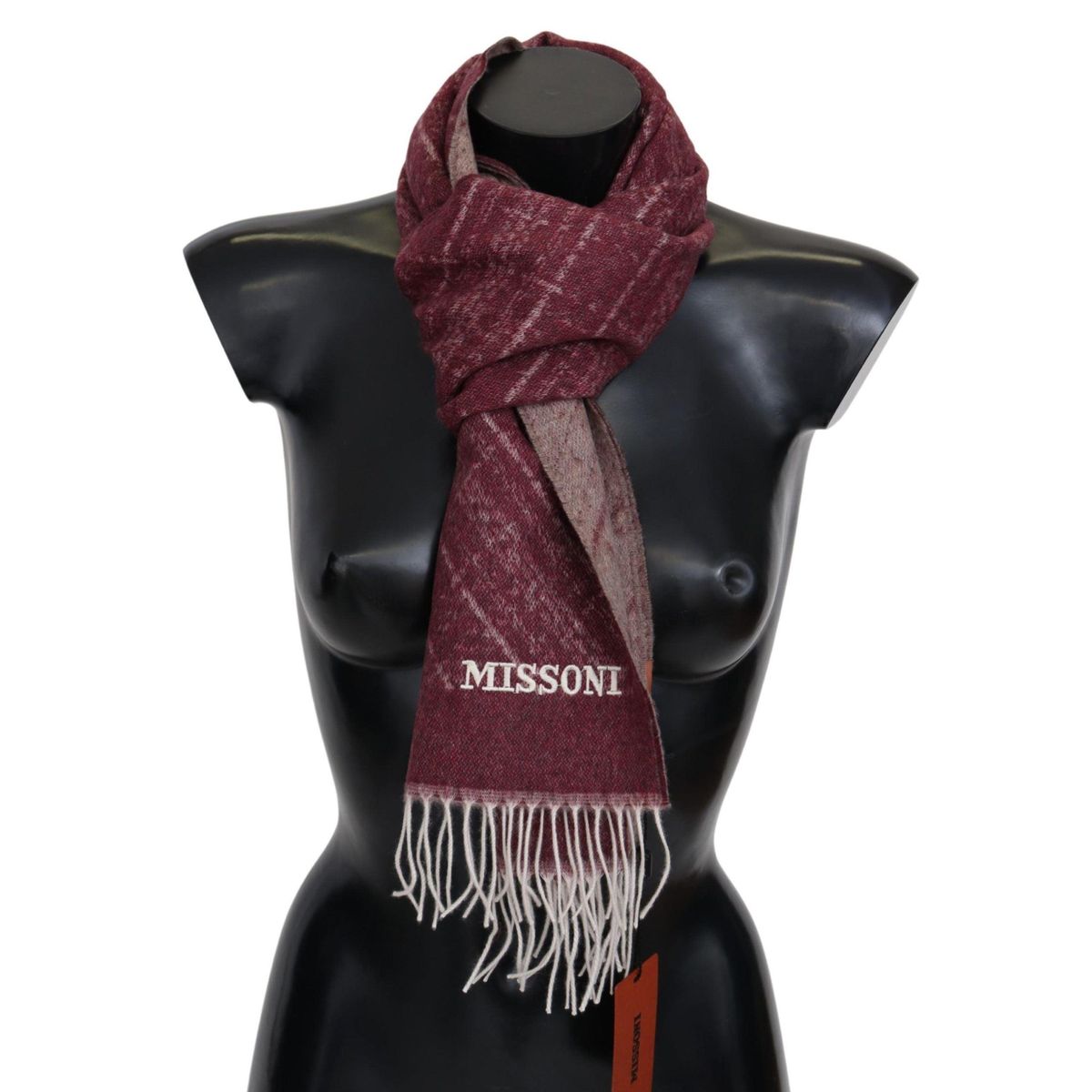 Missoni Elegant Cashmere Fringed Scarf