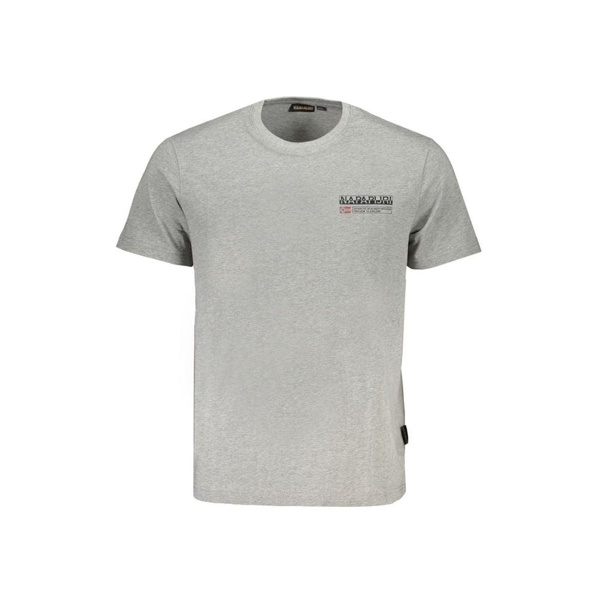 Napapijri Gray Cotton T-Shirt