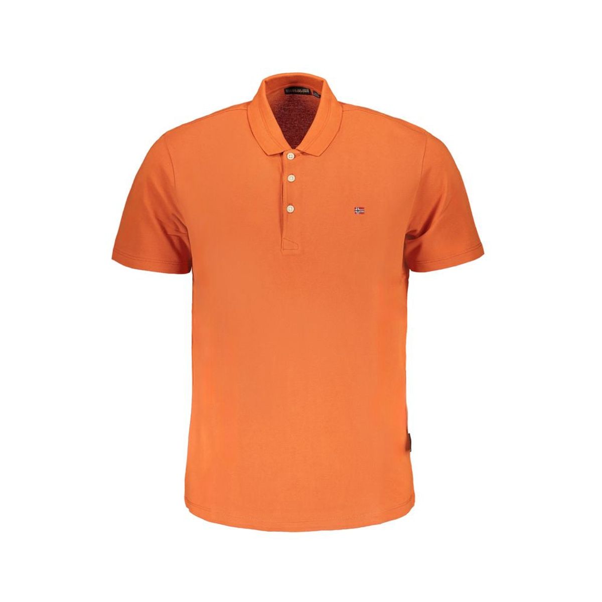 Napapijri Orange Cotton Polo Shirt