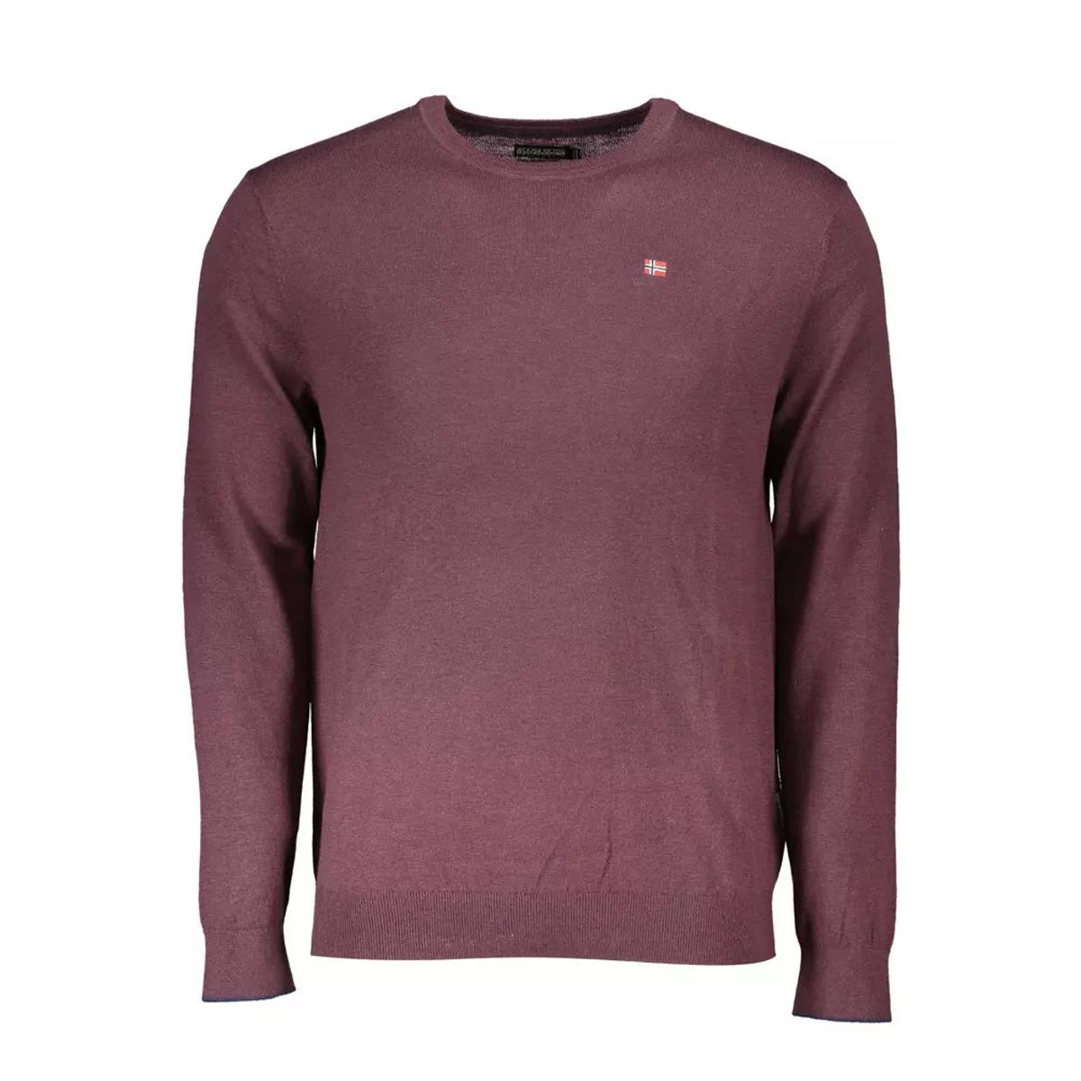 Napapijri Purple Wool Men Sweater