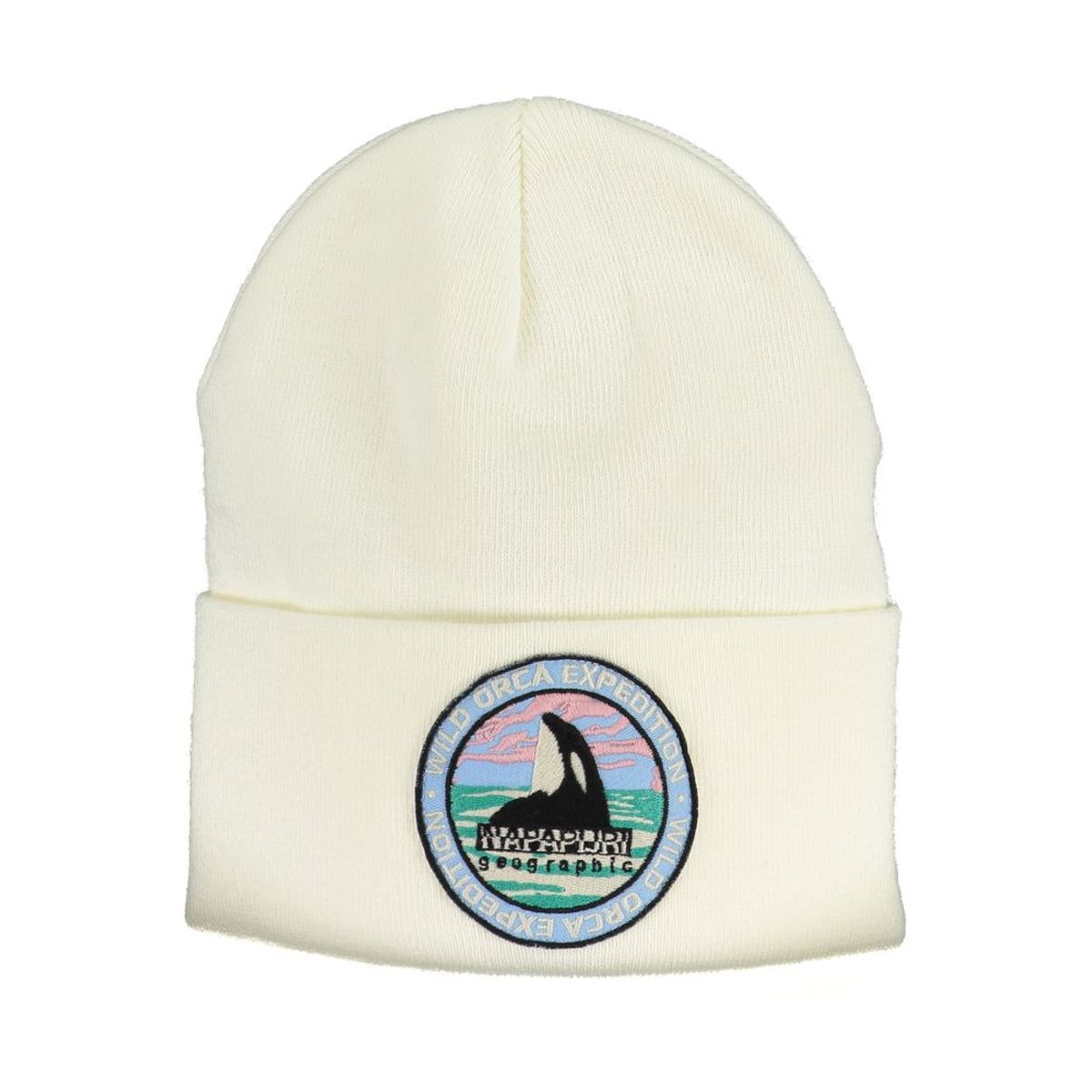 Napapijri White Acrylic Hats & Cap