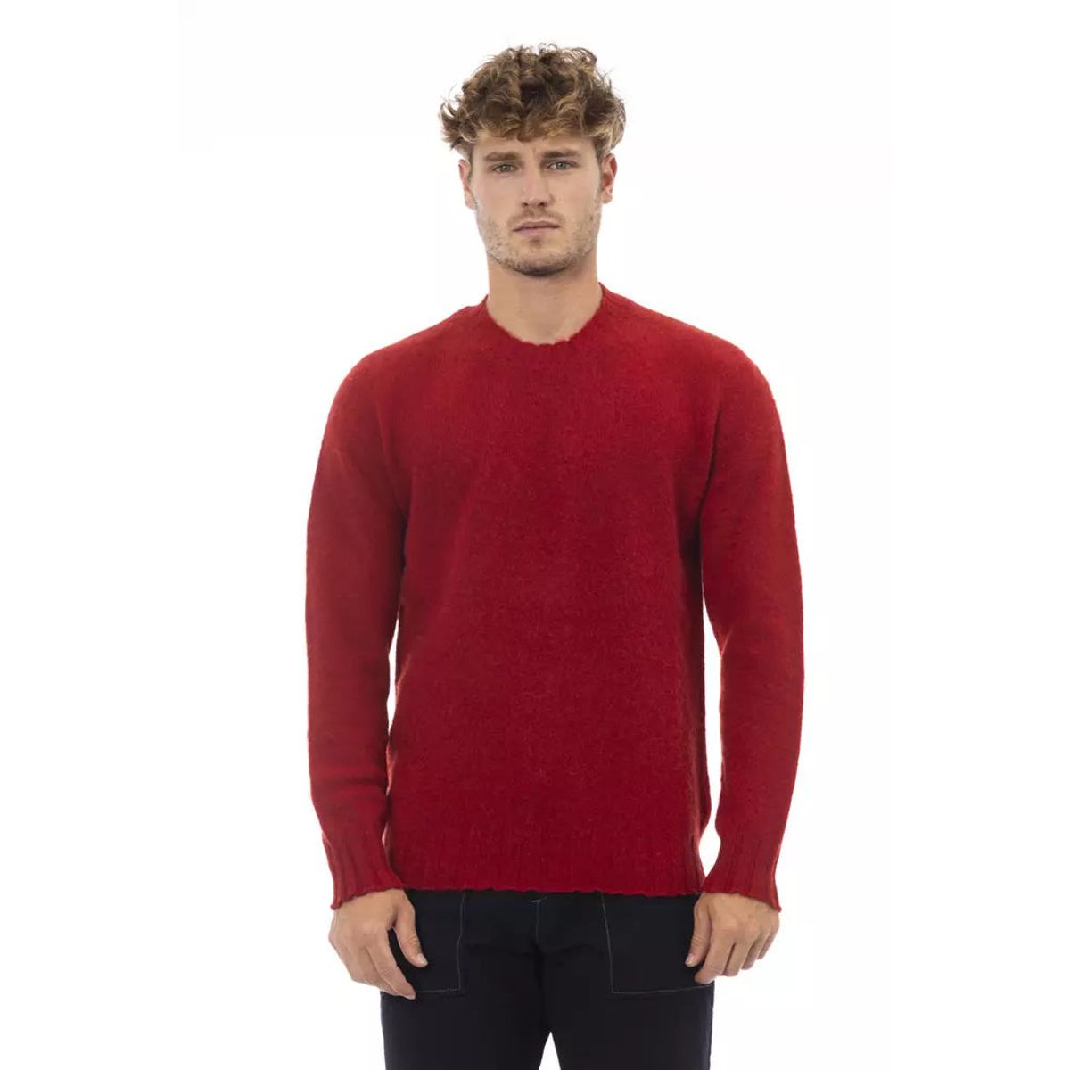 Alpha Studio Rød Uld Sweater