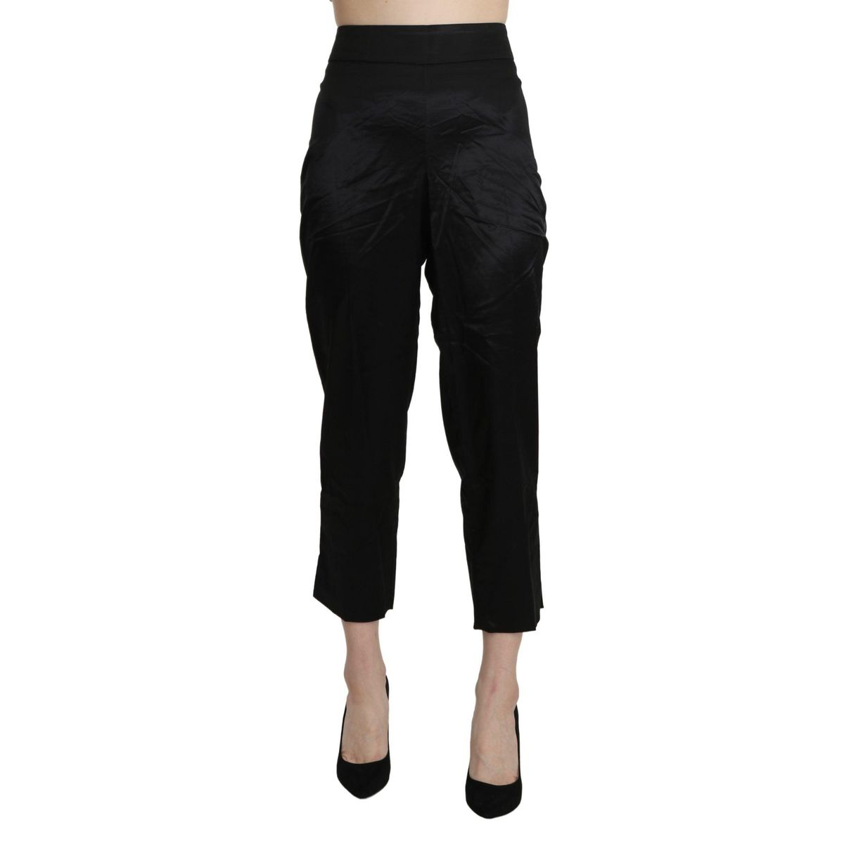 BENCIVENGA Elegant High Waist Cropped Pants