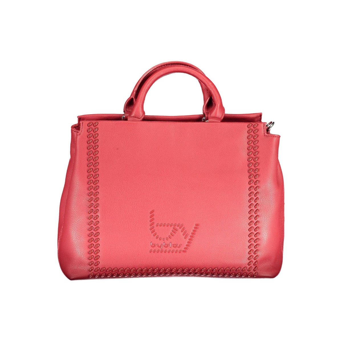 BYBLOS Elegant Red Two-Compartment Håndtaske with Logo Detail