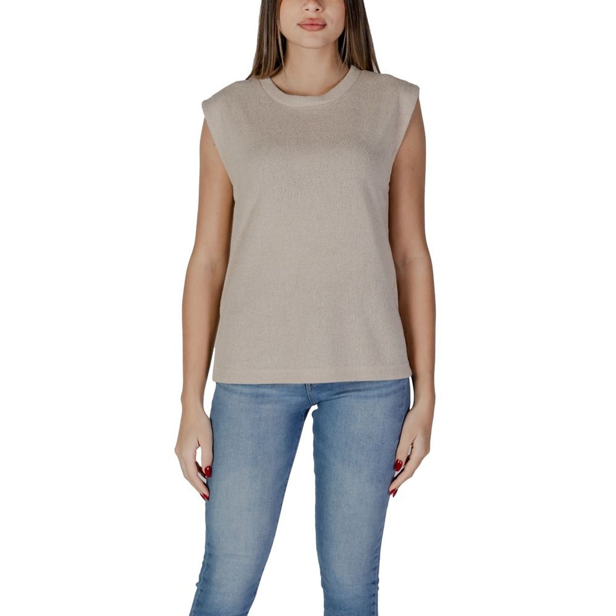 B.Young Beige Viscose Tops & T-Shirt