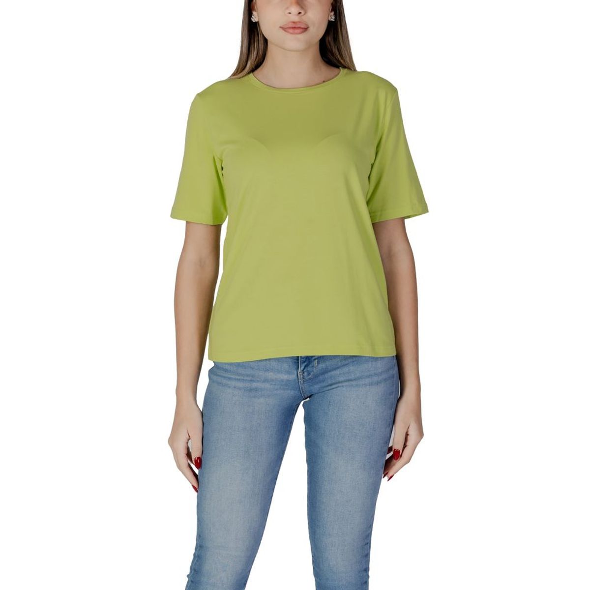 B.Young Green Cotton Tops & T-Shirt