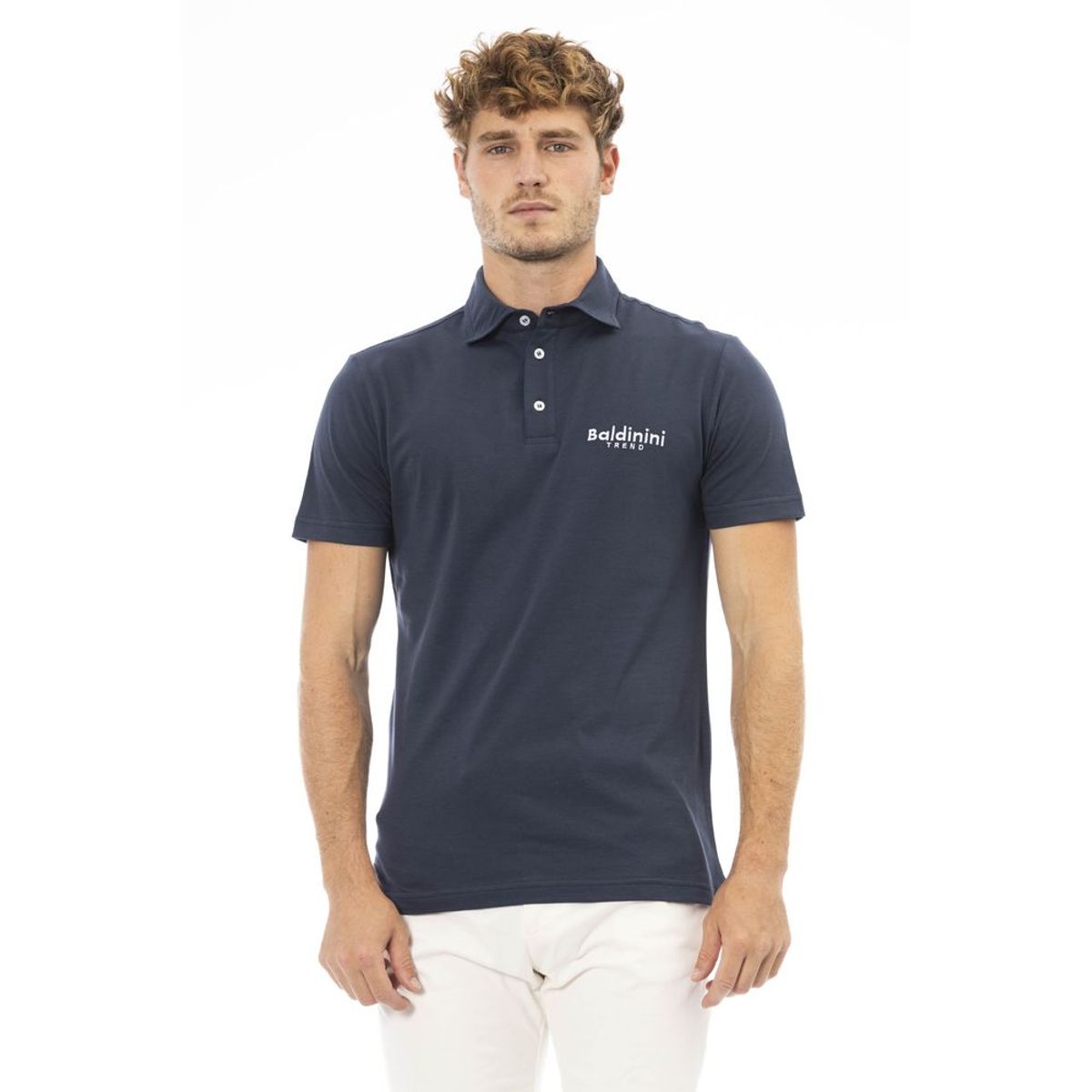 Baldinini Trend Baldinini Blå Bomuld Polo Shirt