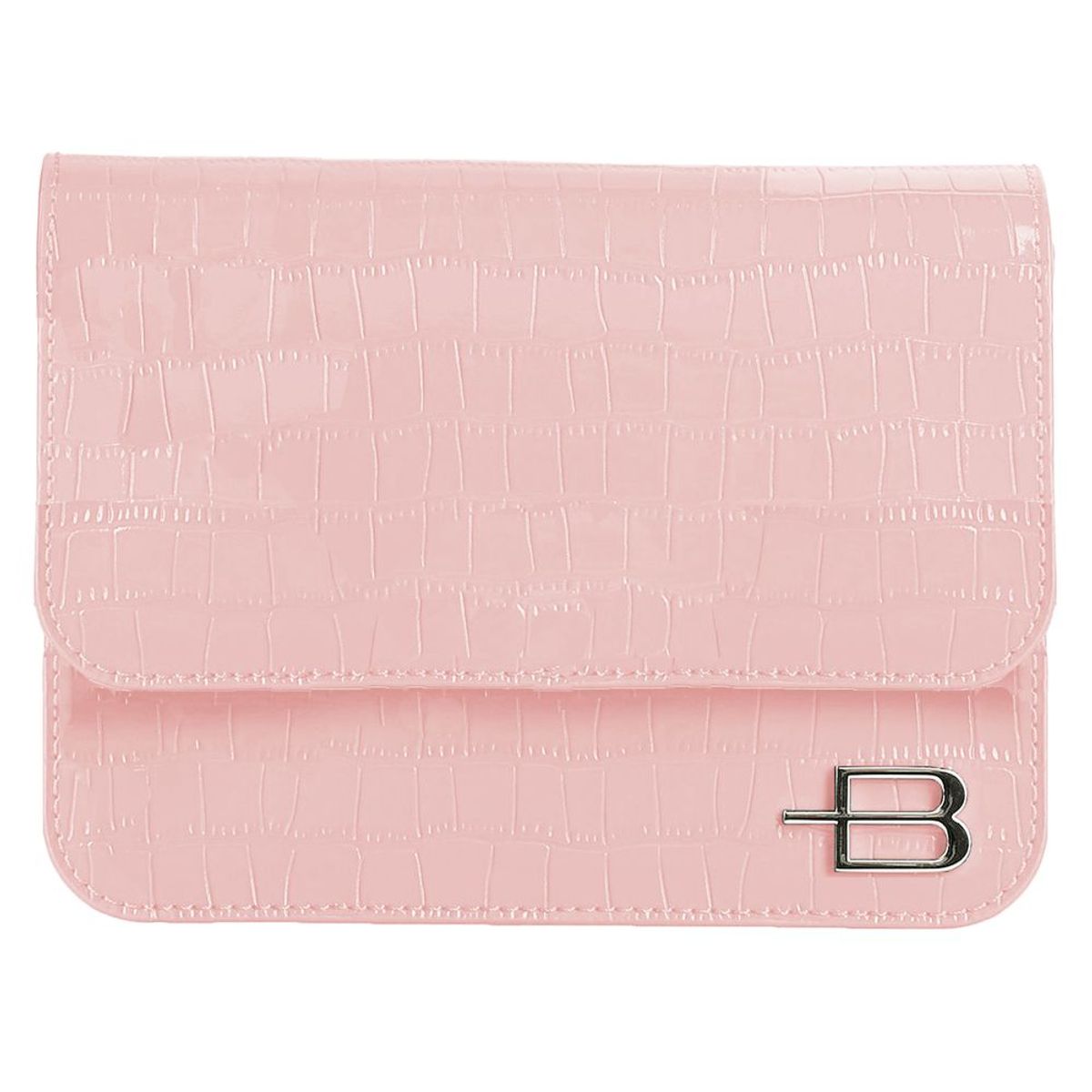 Baldinini Trend Chic Python Print Calfskin Clutch