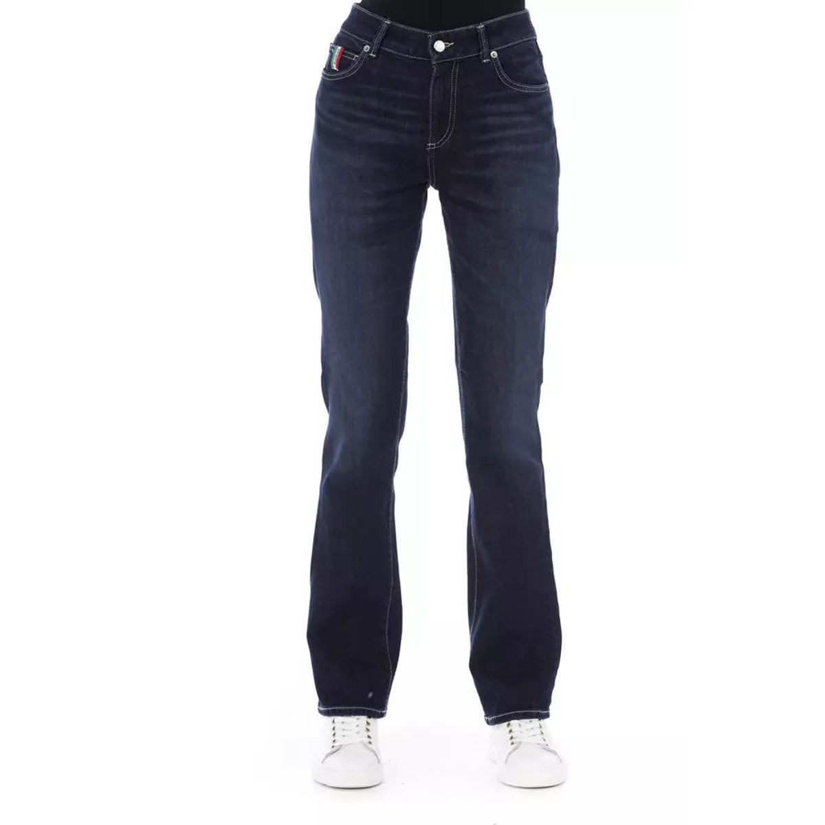 Baldinini Trend Chic Tricolor Pocket Jeans