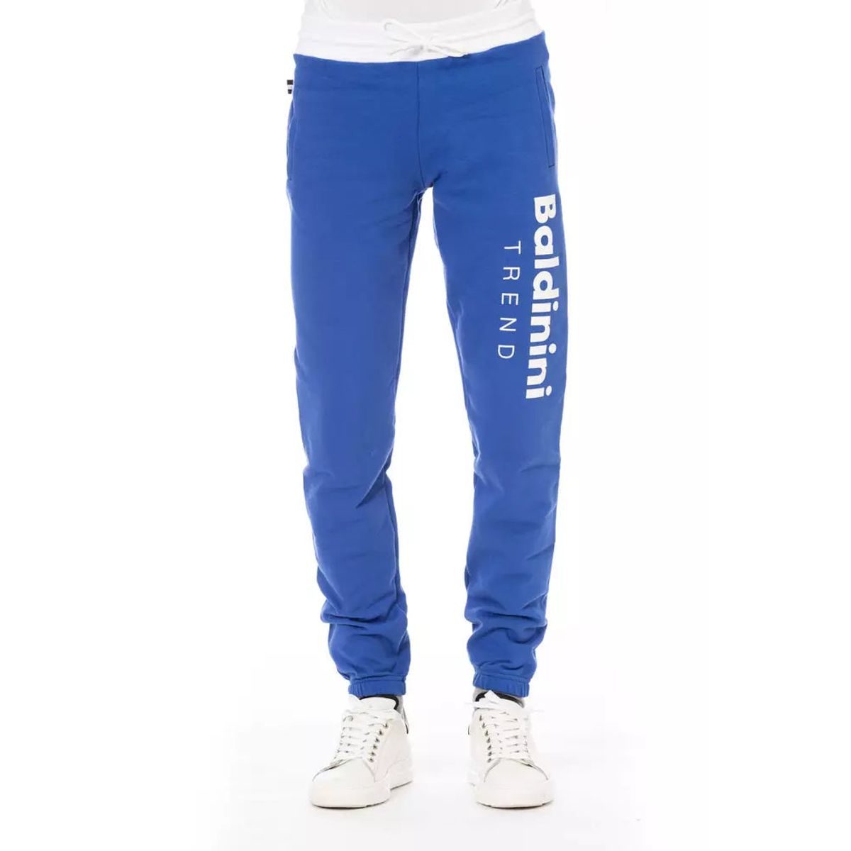 Baldinini Trend Elegant Fleece Sport Pants - Lace-Up & Logo Detail