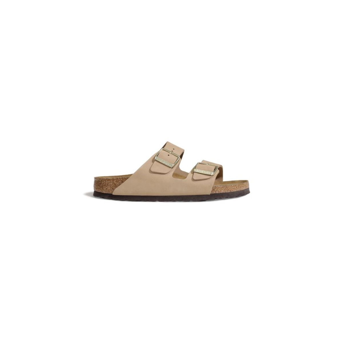 Birkenstock Beige Nubuck Leather Sandal