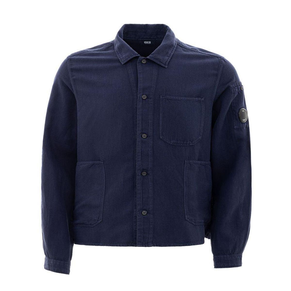 C.P. Company Blue Bomuld Shirt