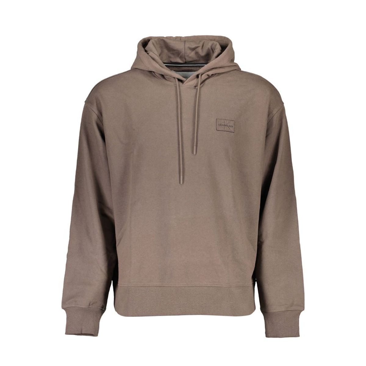 Calvin Klein Eco-Conscious Hooded Brown Sweatshirt