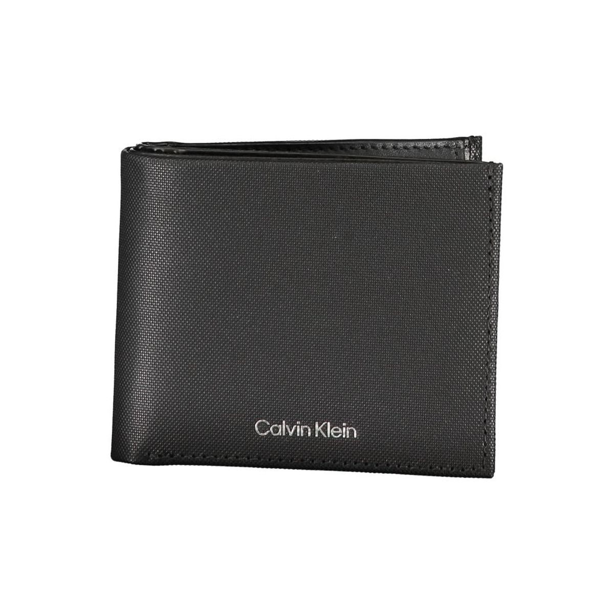 Calvin Klein Elegant Black Leather Wallet with RFID Block