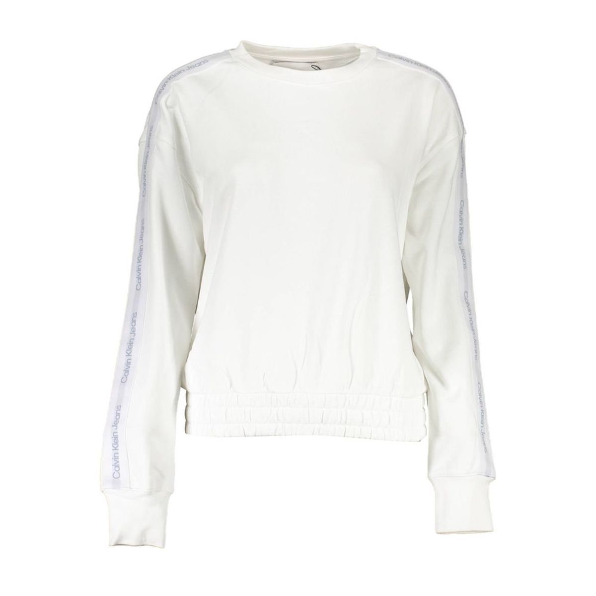 Calvin Klein Elegant White Cotton Sweatshirt