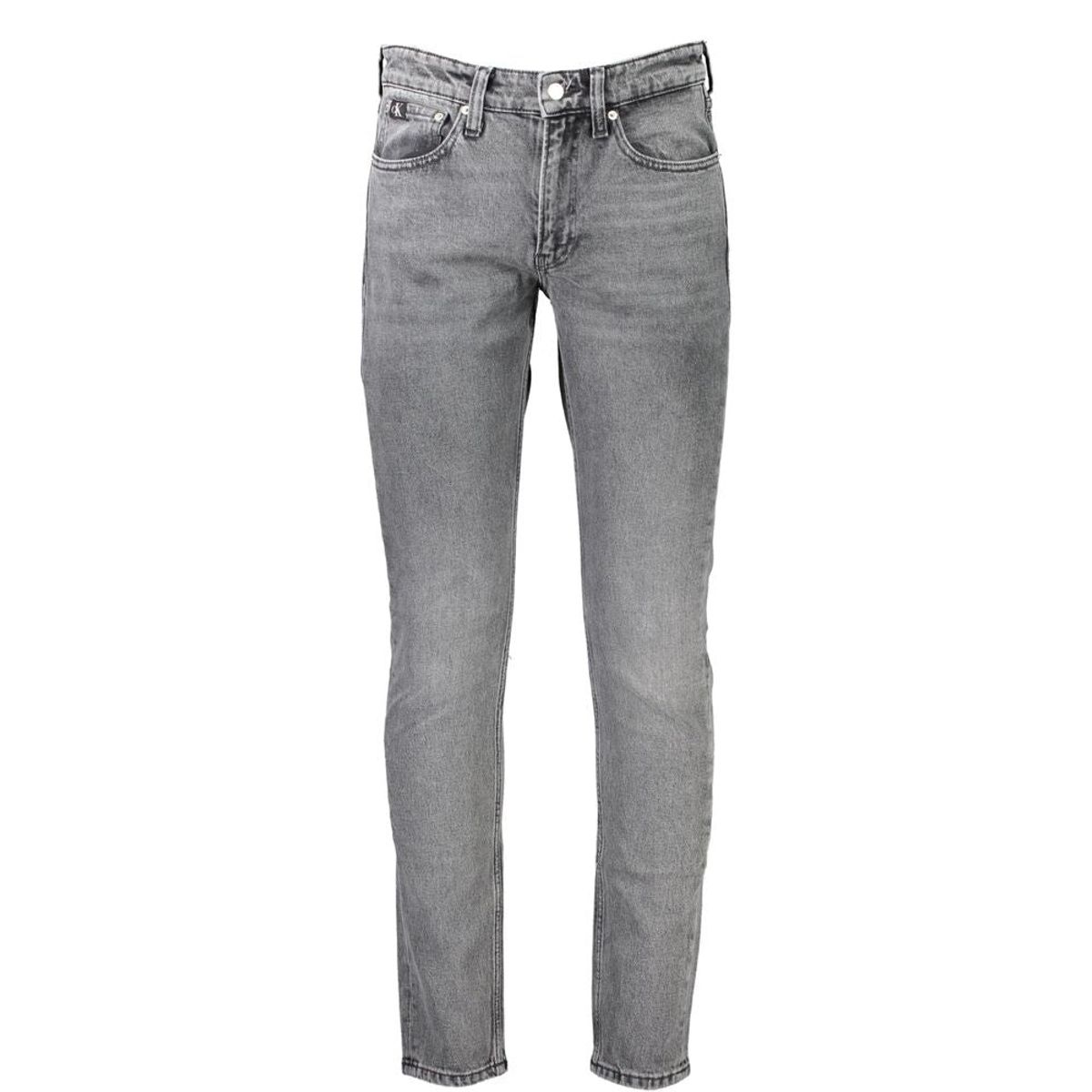 Calvin Klein Gray Cotton Jeans & Pant