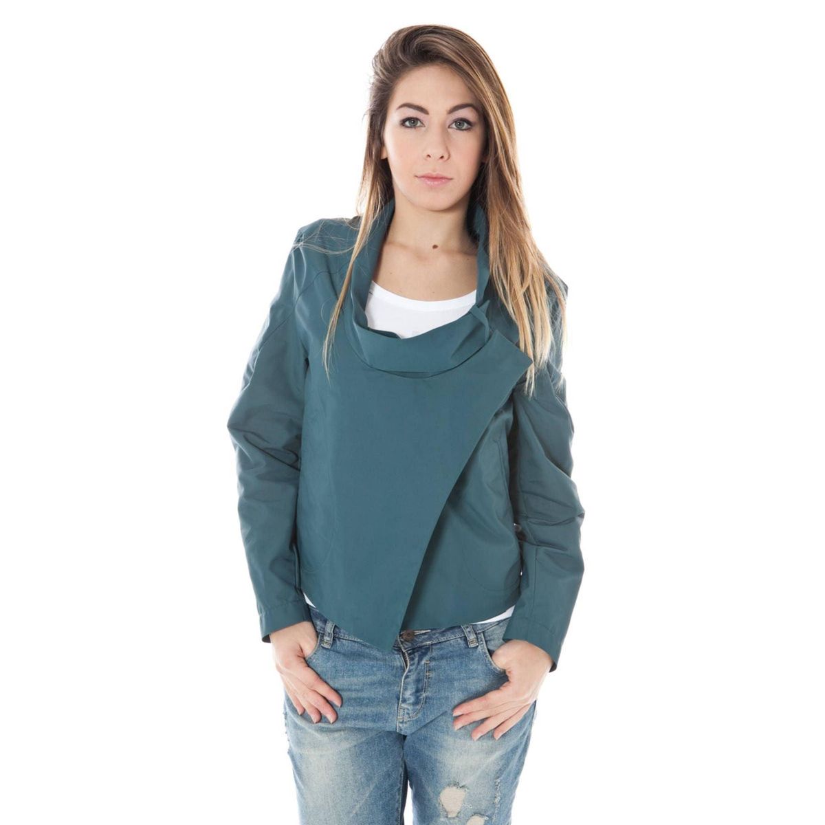 Calvin Klein Green Polyamide Dame Jacket