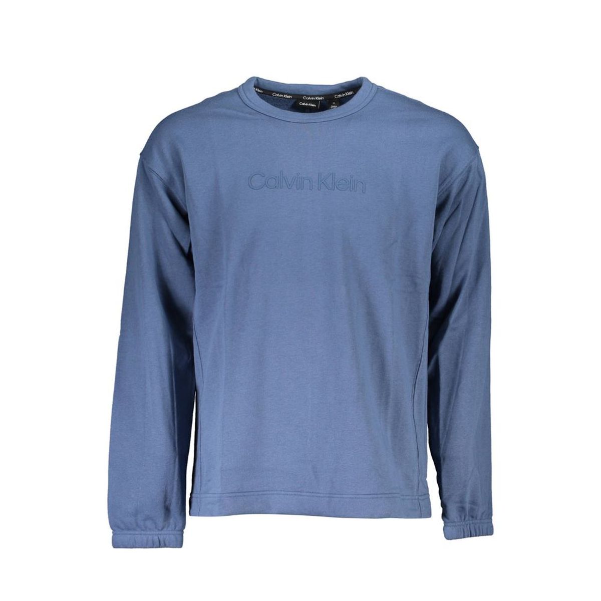 Calvin Klein Sleek Long-Sleeved Blue Sweatshirt