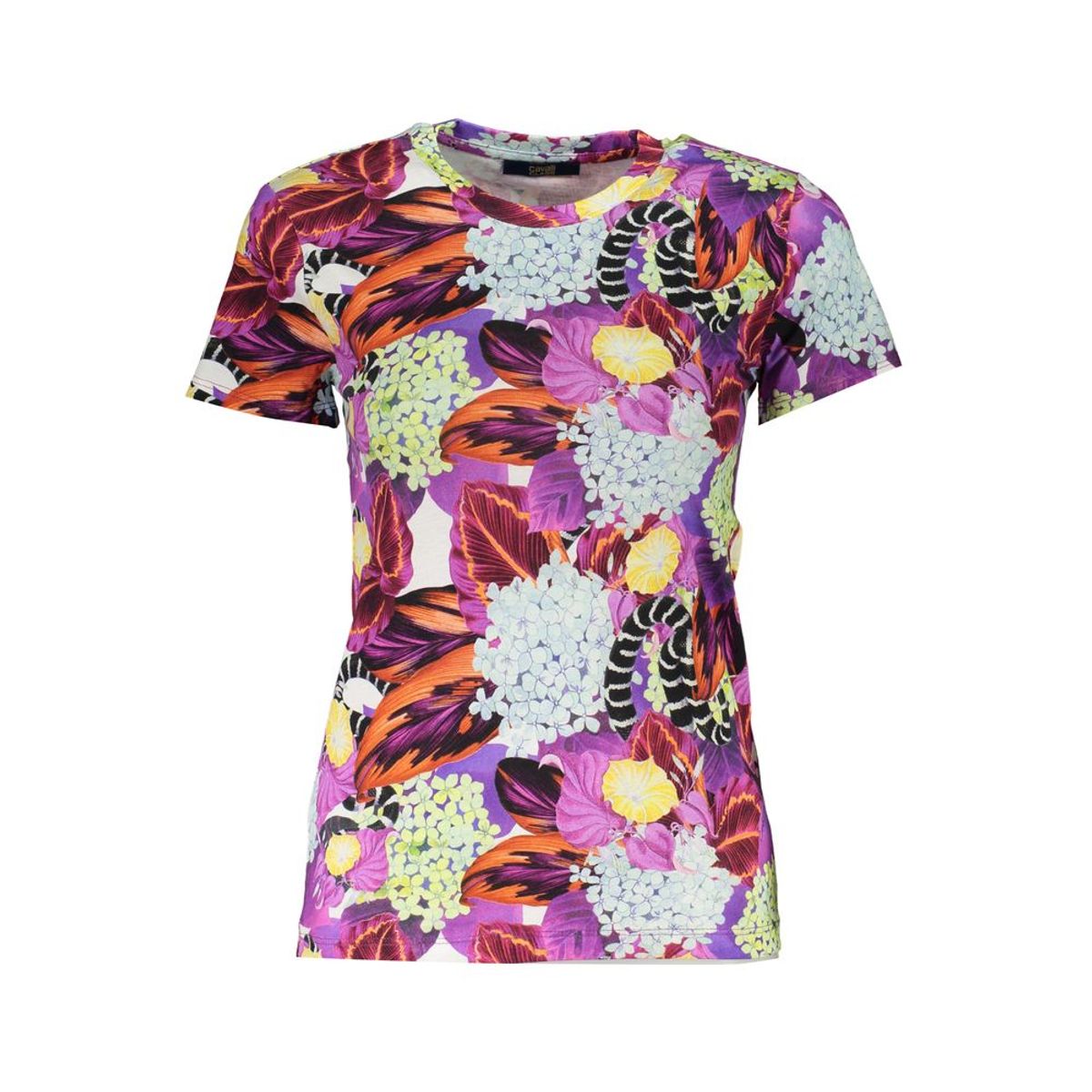 Cavalli Class Purple Cotton Tops & T-Shirt