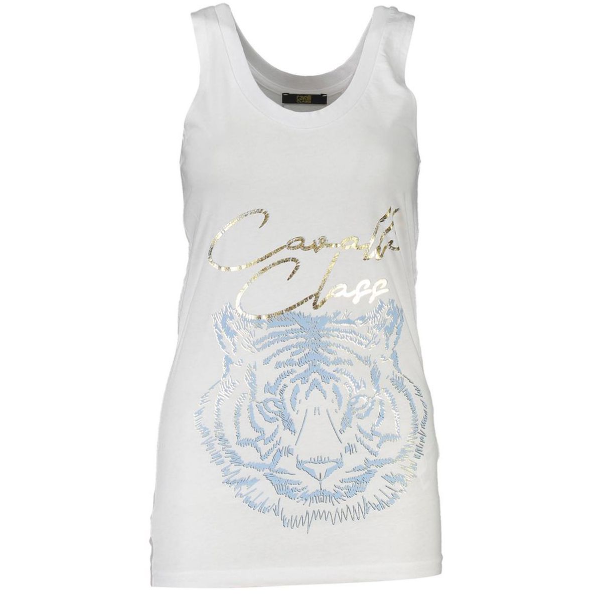 Cavalli Class White Cotton Women Top