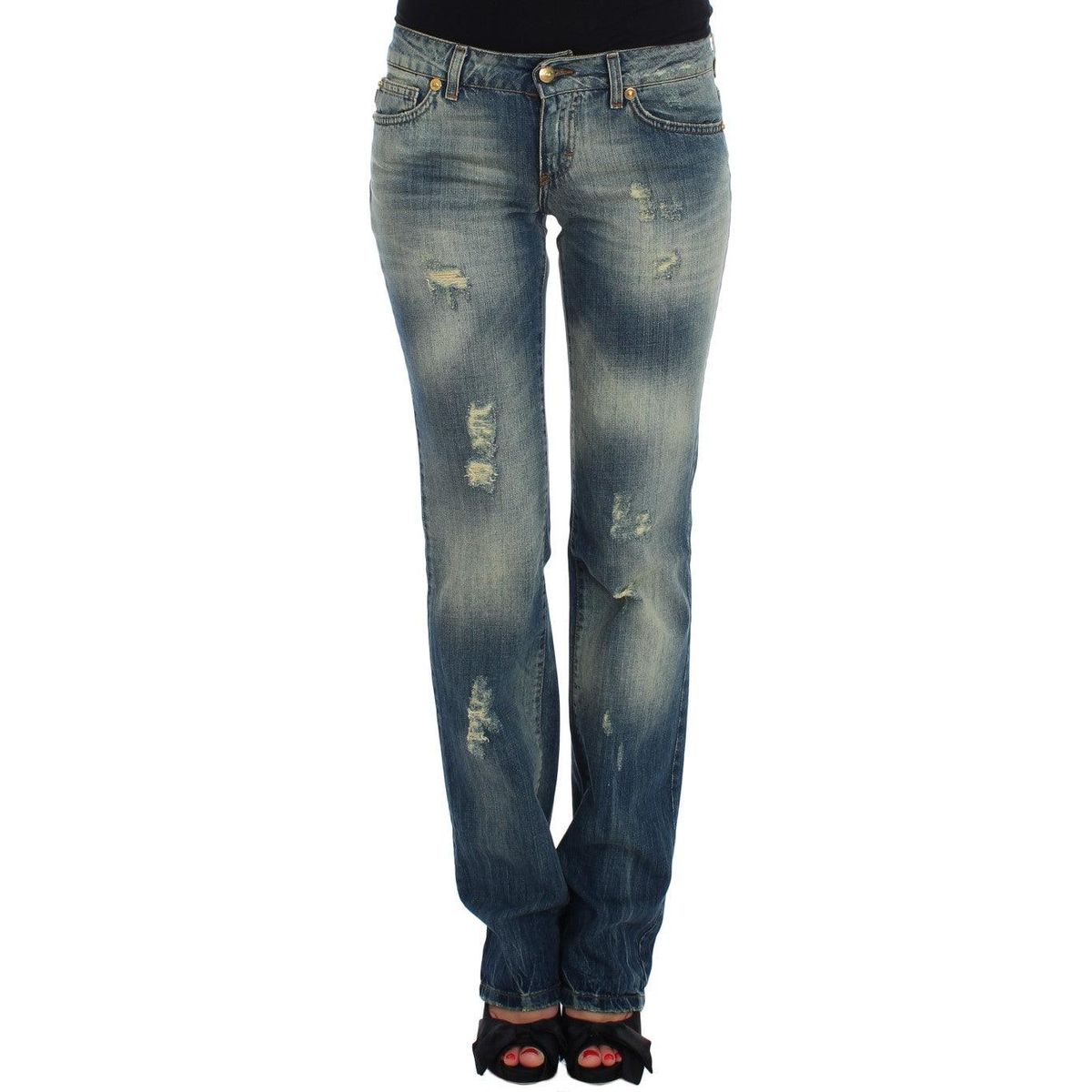 Cavalli Sleek Flair Leg Low Waist Denim